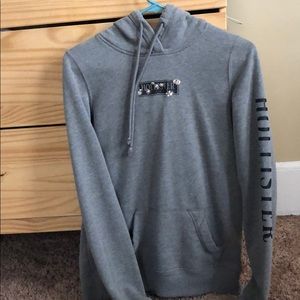grey holister hoodie